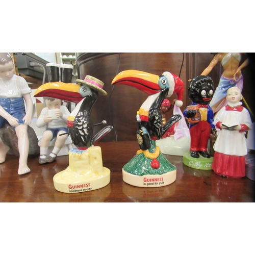 162 - Decorative ceramics: to include two Royal Doulton china promotional toucans for Guinness  5