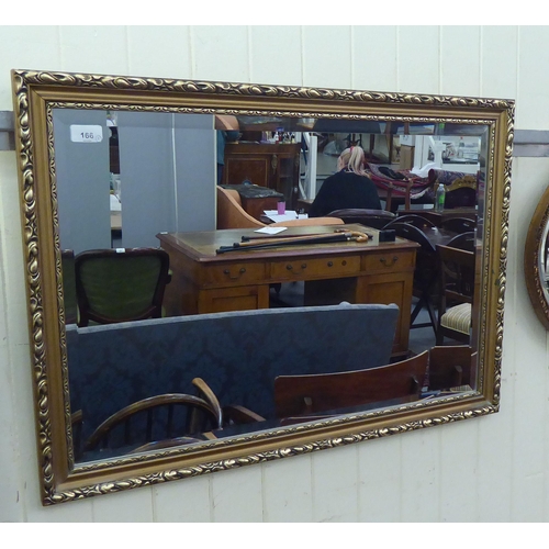 166 - Two modern mirrors, in gilt frames  29