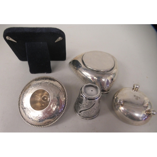 206 - Silver and white metal collectables: to include a miniature Mexican sombrero  stamped Sterling