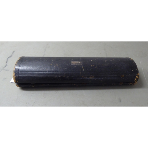 3 - A flute, in a fitted fabric lined carrying case 