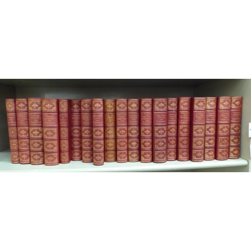 336 - Books: Charles Dickens Illustrated Works' published by Chapman & Hall in nineteen tooled and gil... 