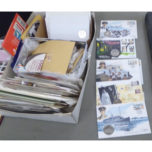 348 - Uncollated postage stamps: to include First Day Covers, in albums and stockbooks