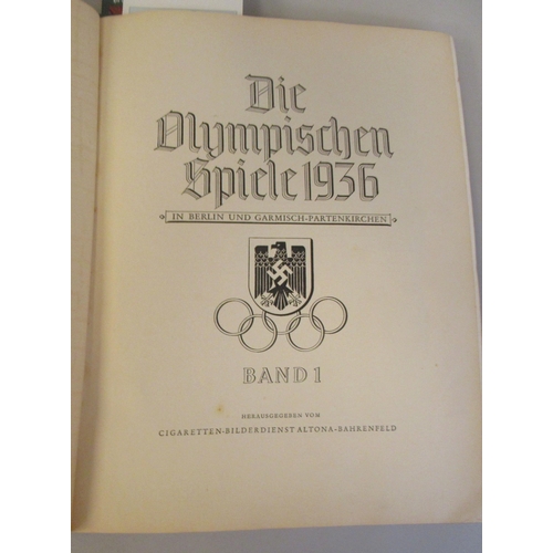 370 - Book: 'Olympia 1936: Band 1 Die Olmpischen Winterspiele Vorschau auf Berlin' with monochrome photogr... 