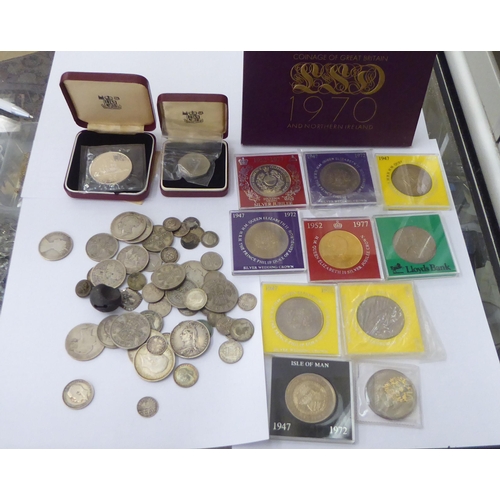 392 - Uncollated coins: to include Victorian silver examples 