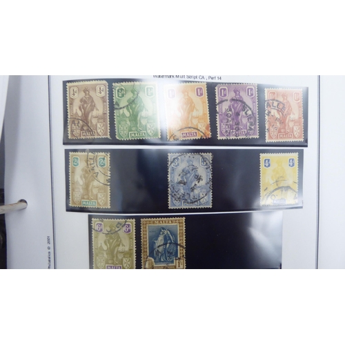 395 - Uncollated postage stamps, Malta used and mint