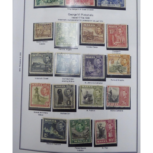 395 - Uncollated postage stamps, Malta used and mint