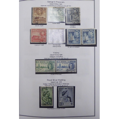 395 - Uncollated postage stamps, Malta used and mint