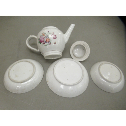 420 - 18th and early 19thC porcelain: to include a Chinese famille rose teapot