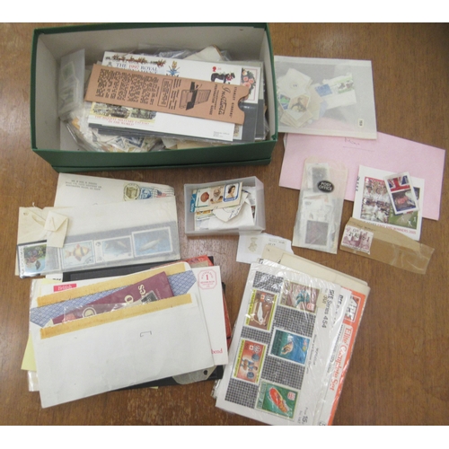 406 - Uncollated postage stamps, First Day Covers, some unused sheets, locomotive and other related