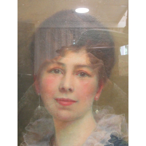 108 - Attributed to Ethel Wright, formerly Ethel Bradley 1866 – 1939 - a portrait of the suffragette, Mrs ... 