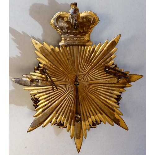 14 - A Somerset Regiment helmet plate (Please Note: this lot is subject to the statement made in the Auct... 