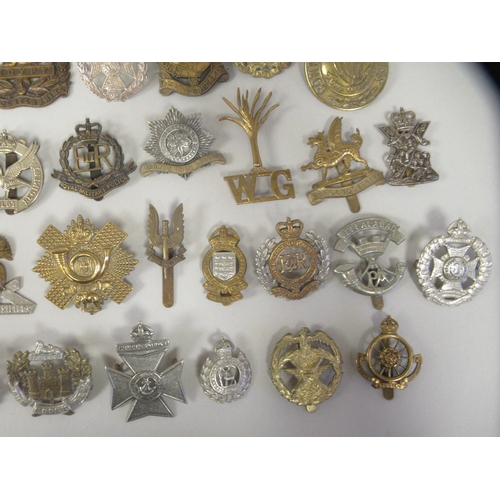 167 - Approx. fifty military cap badges and other insignia, some copies: to include The Glider Pilot Regt.... 