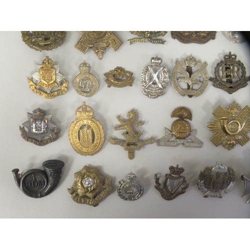 167 - Approx. fifty military cap badges and other insignia, some copies: to include The Glider Pilot Regt.... 