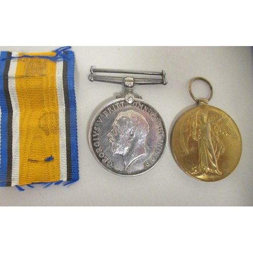 243 - A Great War 1914-18 British War medal and ribbon, inscribed A/L/epl. AM Hagart SARSCRE; and a Victor... 