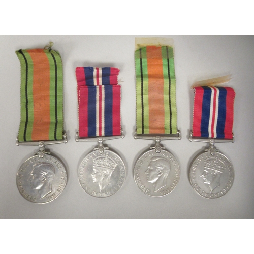 270 - Four Second World War 1939-1945 King George VI Defence medals with ribbons(Please Note: this lot is ... 