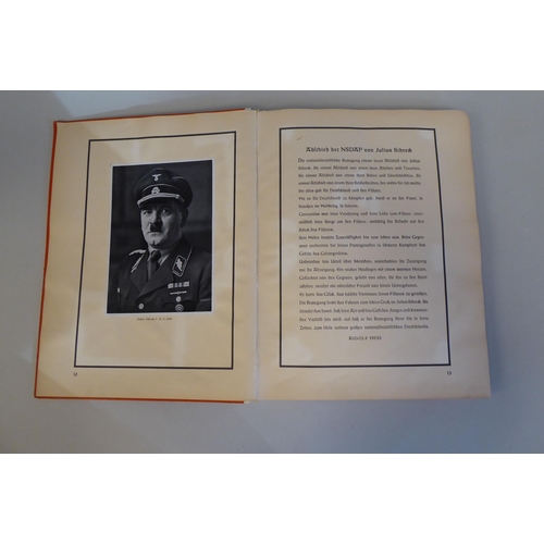 45 - Book: 'Adolf Hitler' Bilder aus dem Leben des Fuhrers, published by 1936 with numerous applied monoc... 