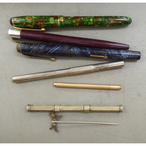 1 - 19th and 20thC collectables: to include wristwatches; a hipflask; a vesta case, fashioned as a book ... 