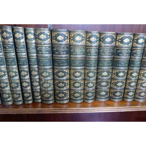 30 - Books, uncollated volumes of 'The History of The Consulate and The Empire'; and 'The History of the ... 
