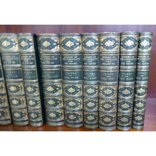 30 - Books, uncollated volumes of 'The History of The Consulate and The Empire'; and 'The History of the ... 