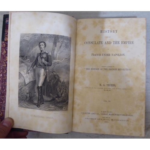 30 - Books, uncollated volumes of 'The History of The Consulate and The Empire'; and 'The History of the ... 
