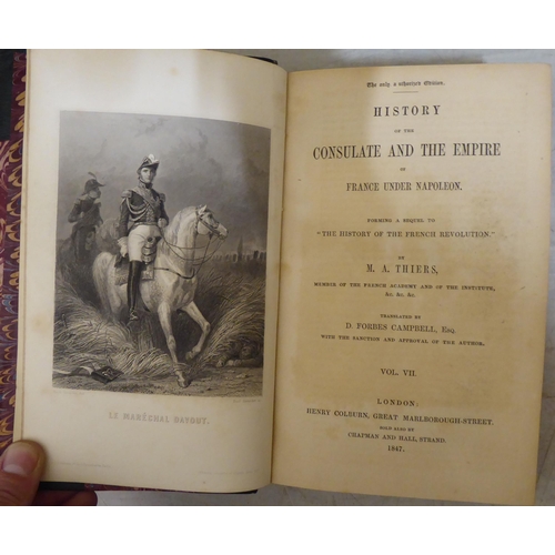30 - Books, uncollated volumes of 'The History of The Consulate and The Empire'; and 'The History of the ... 