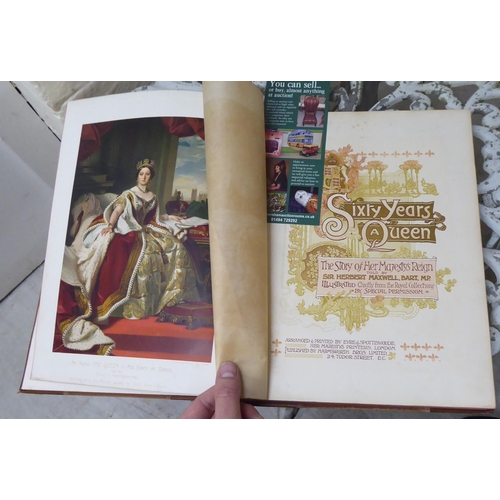 33 - Books, British Royal and other reference: to include 'Sixty Years a Queen' by Sir Herbert Maxwell
