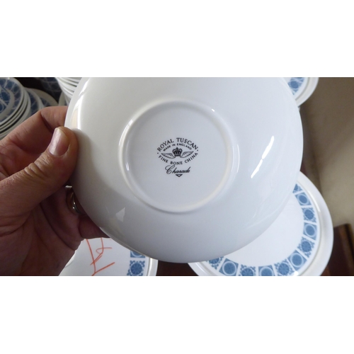 42 - 1970s/1980s china tableware: to include Crown Devon Stockholm pattern Royal Tuscan Charade pattern a... 