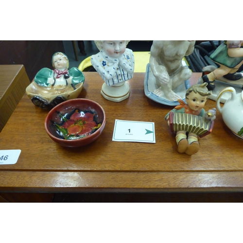 1 - Early 20thC and later ceramic and glass collectables: to include a commemorative china beaker; three... 