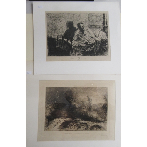 133 - Pictures: to include after Sir Francis Seymour Haden - 'Kewside'  print  7