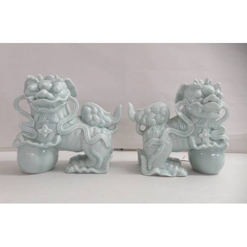 151 - 20thC Oriental collectables: to include porcelain Dogs of Fo  5