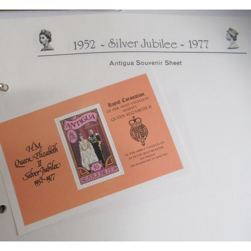 32 - A Queen Elizabeth II Silver Jubilee unused stamp album  completeness not guaranteed 