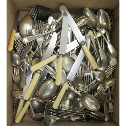 336 - Variously patterned EPNS cutlery, flatware and tableware