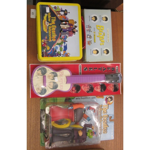 350 - Beatles ephemera and collectables: to include a McFarlane Toys Yellow Submarine(Completeness not gua... 