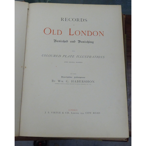 382 - Book: 'Records of London' by William G Habershon