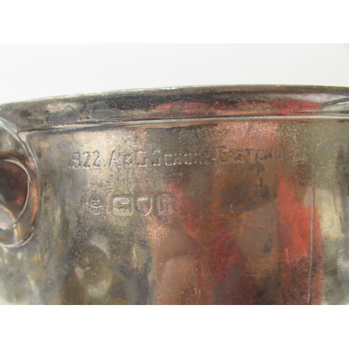 400 - A silver twin handled pedestal trophy  engraved 'No.1 Group Royal Air Force Team Racers Winner'  Lon... 