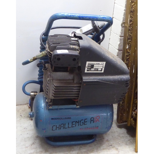 83 - An electrically powered portable Ingersoll-Rand Challenge air pressure pump  model no. EN88A15&... 