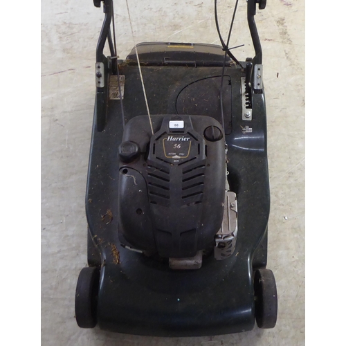 88 - A Hayter Harrier 56 petrol driven rotary lawnmower with a 19