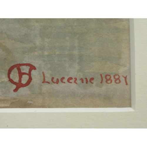 329 - Harry Goodwin - 'Baveno' and 'Lake Maggiore'  watercolours  one bearing a signature, the o... 