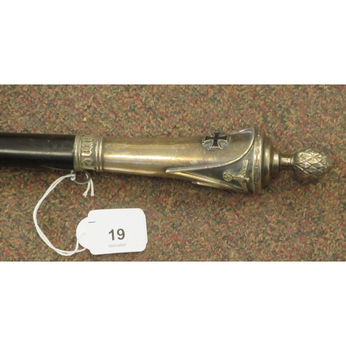 A film prop - Field Marshall Rommel's baton, the terminal featuring ...