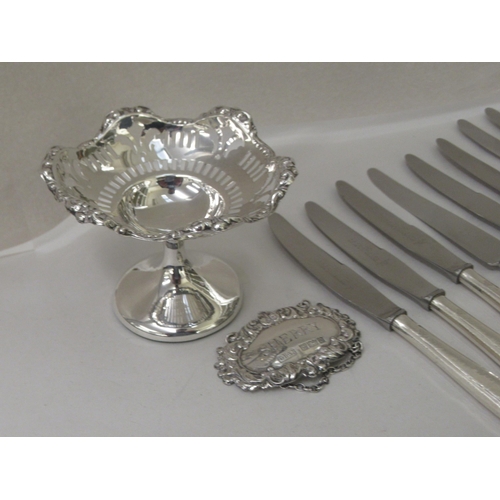 115 - Silver collectables and flatware: to include teaspoons  mixed marks