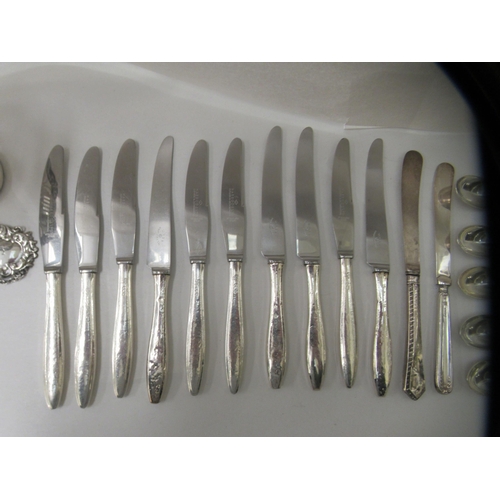 115 - Silver collectables and flatware: to include teaspoons  mixed marks