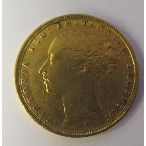 116 - A Victorian sovereign, St George on the obverse  1887 