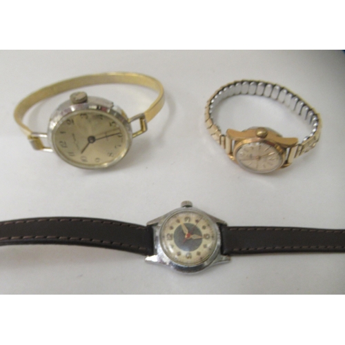 119 - Variously cased and strapped ladies wristwatches: to include examples by Timex and Smiths 