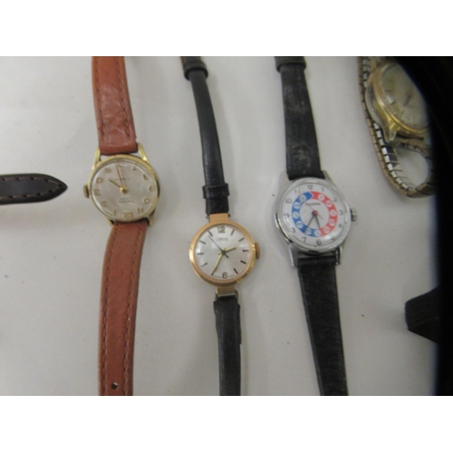 119 - Variously cased and strapped ladies wristwatches: to include examples by Timex and Smiths 