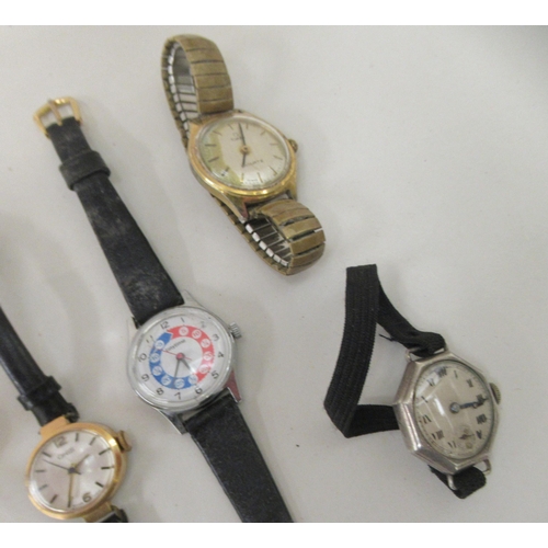 119 - Variously cased and strapped ladies wristwatches: to include examples by Timex and Smiths 