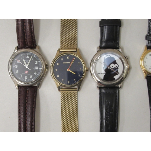 148 - Variously cased and strapped wristwatches: to include examples by Citizen and Rotary 