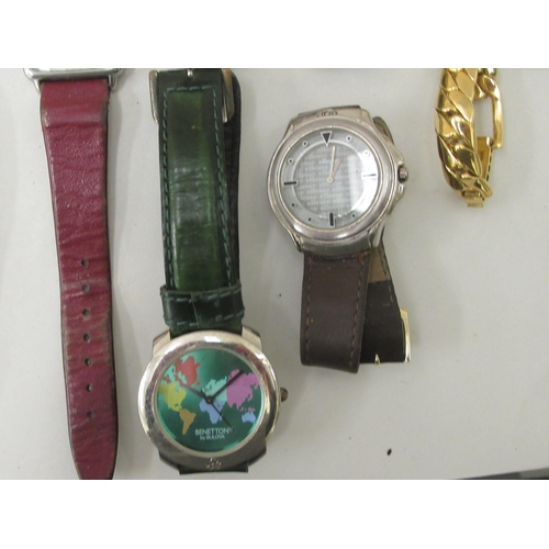 148 - Variously cased and strapped wristwatches: to include examples by Citizen and Rotary 