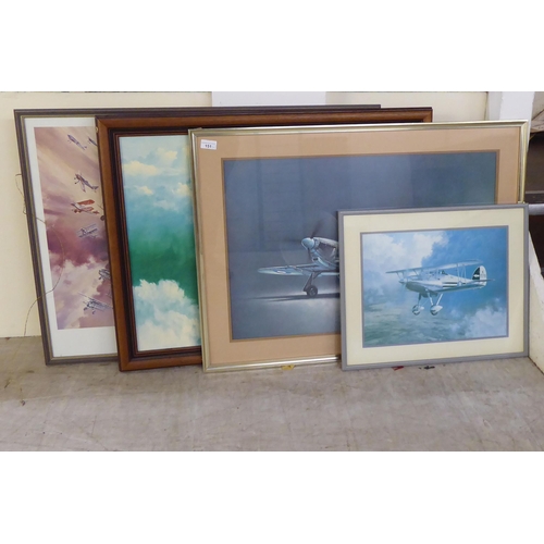 151 - Four framed aviation themed coloured prints: to include after Coulson  28