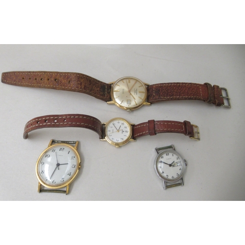 190 - Four wristwatches: to include an Oriosa Swiss made automatic, faced by a baton dial 