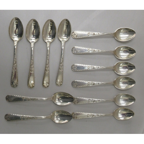 237 - A set of twelve Sterling silver teaspoons